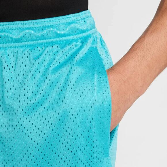 Nike Mens Size M Dri FIT 5" Mesh Basketball Shorts Pockets Teal White HV1880 345 - Picture 3 of 12